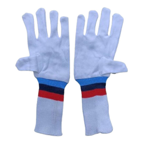 White Hand Gloves Tricolor Manufacturer and Supplier